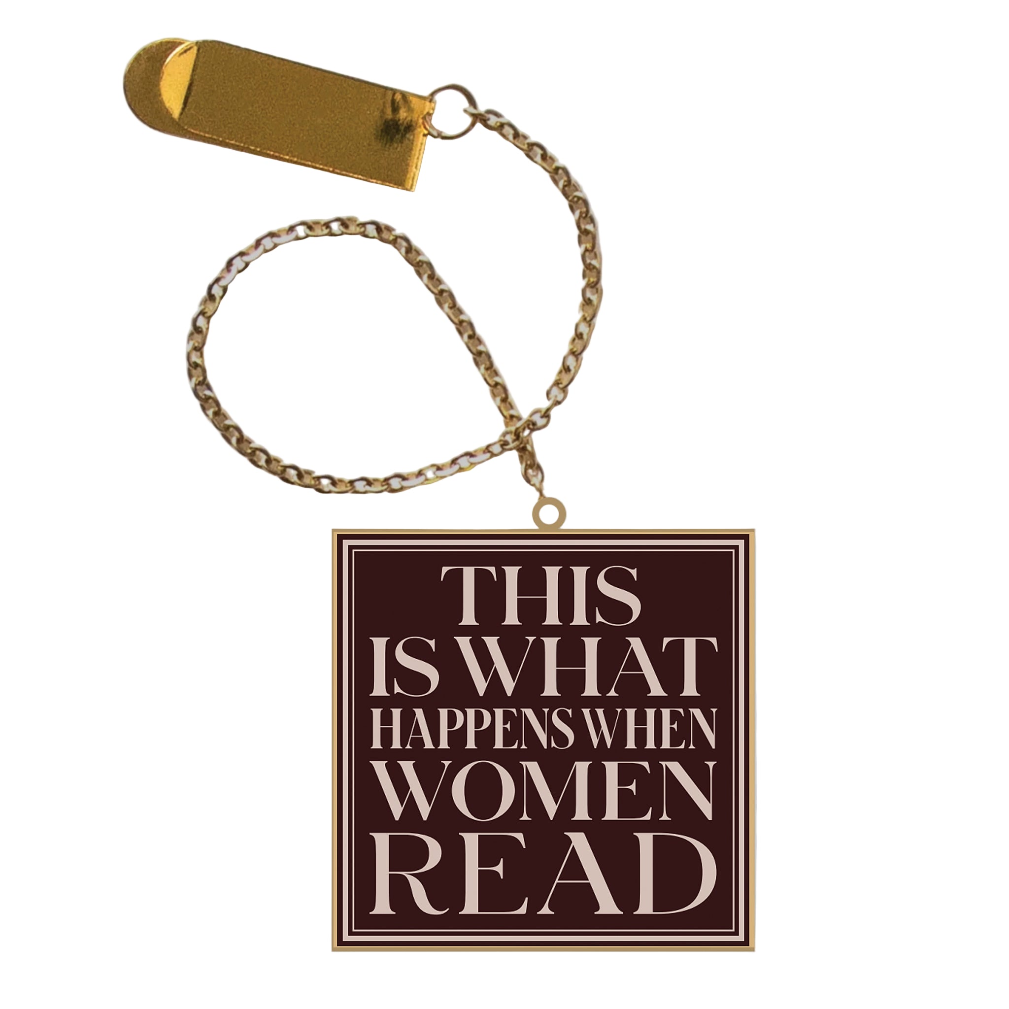 TIWHWWR Enamel Clip and Chain Bookmark