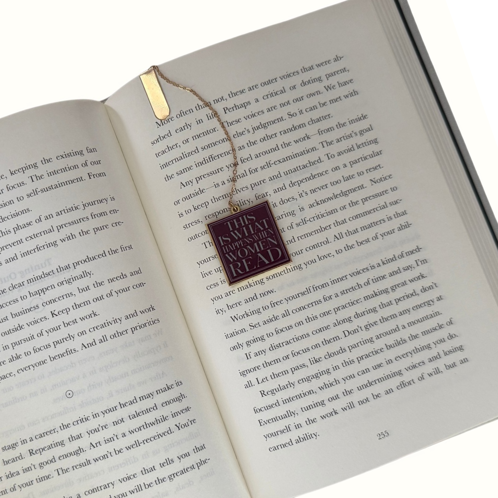 TIWHWWR Enamel Clip and Chain Bookmark