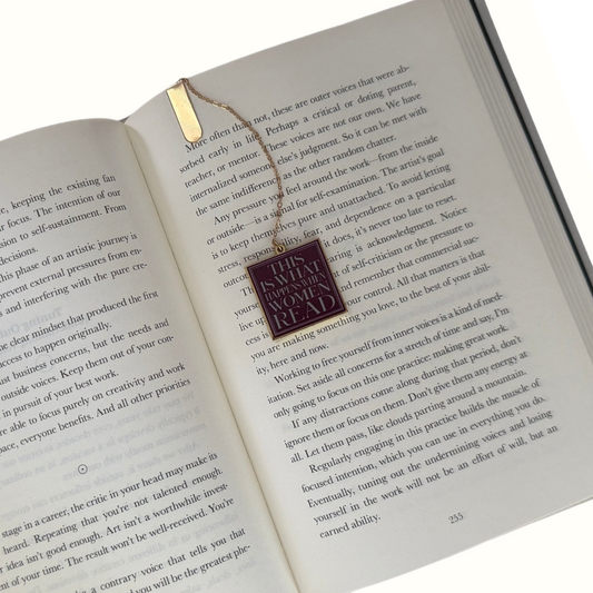 TIWHWWR Enamel Clip and Chain Bookmark